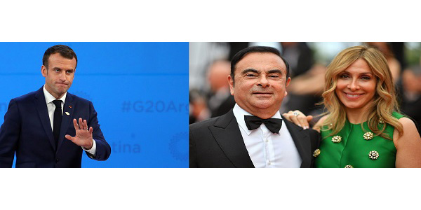 Affaire Ghosn: Son épouse Carole interpelle Emmanuel Macron
